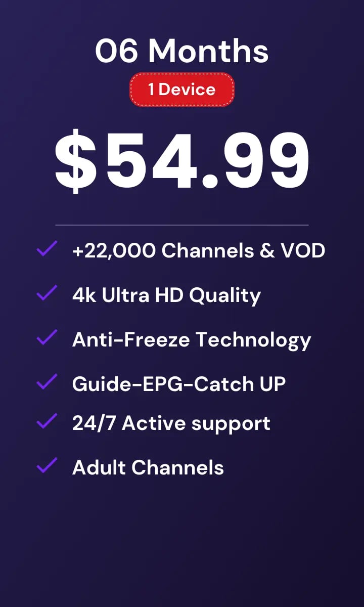 Mom IPTV kids channels interface screenshot