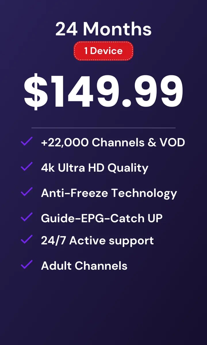 Live TV sports coverage on Mom IPTV in HD