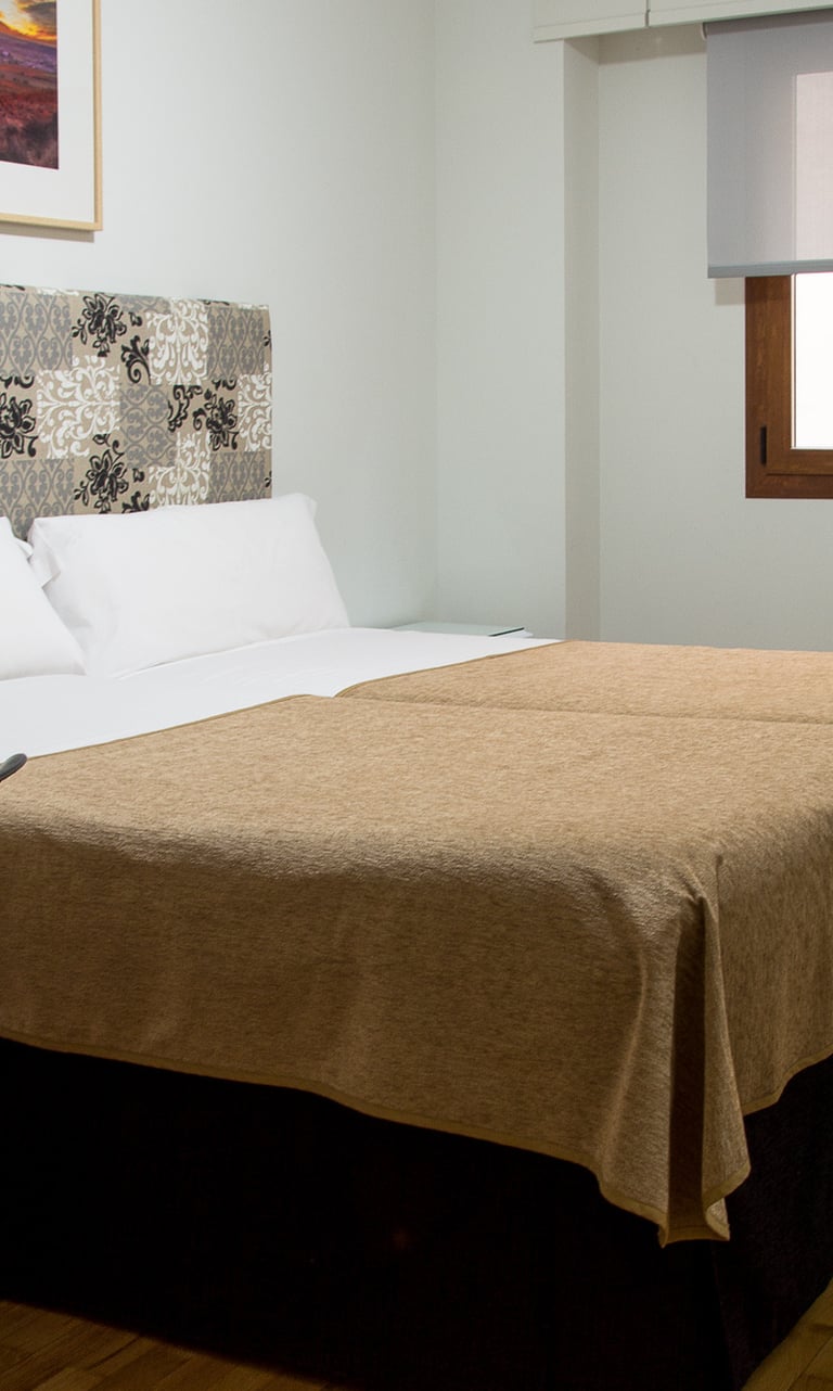 Pensión Laurel Logroño – Habitación doble cómoda y luminosa
