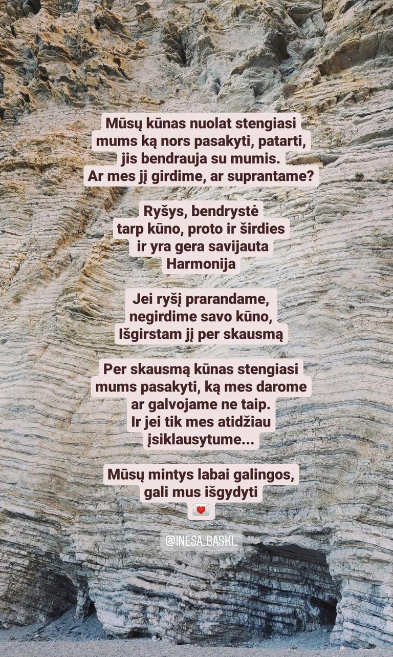 sveikata ryšys harmonija