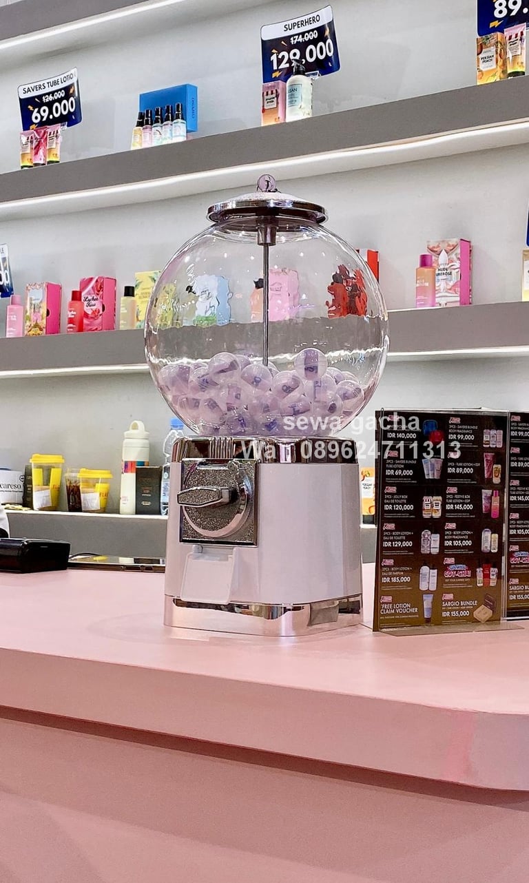 sewa mesin gacha gachapon murah