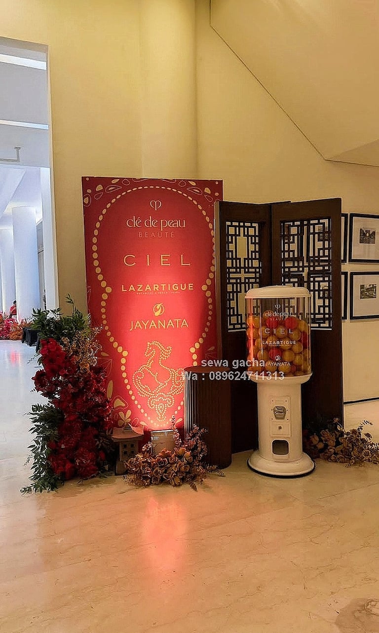 jasa sewa mesin gacha gachapon custom untuk event