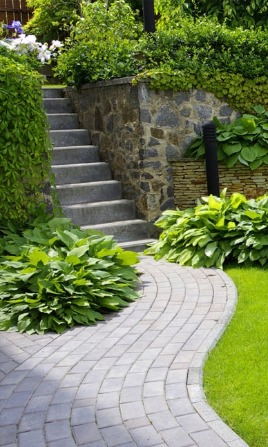 beautiful landscaping and hardscaping design and build