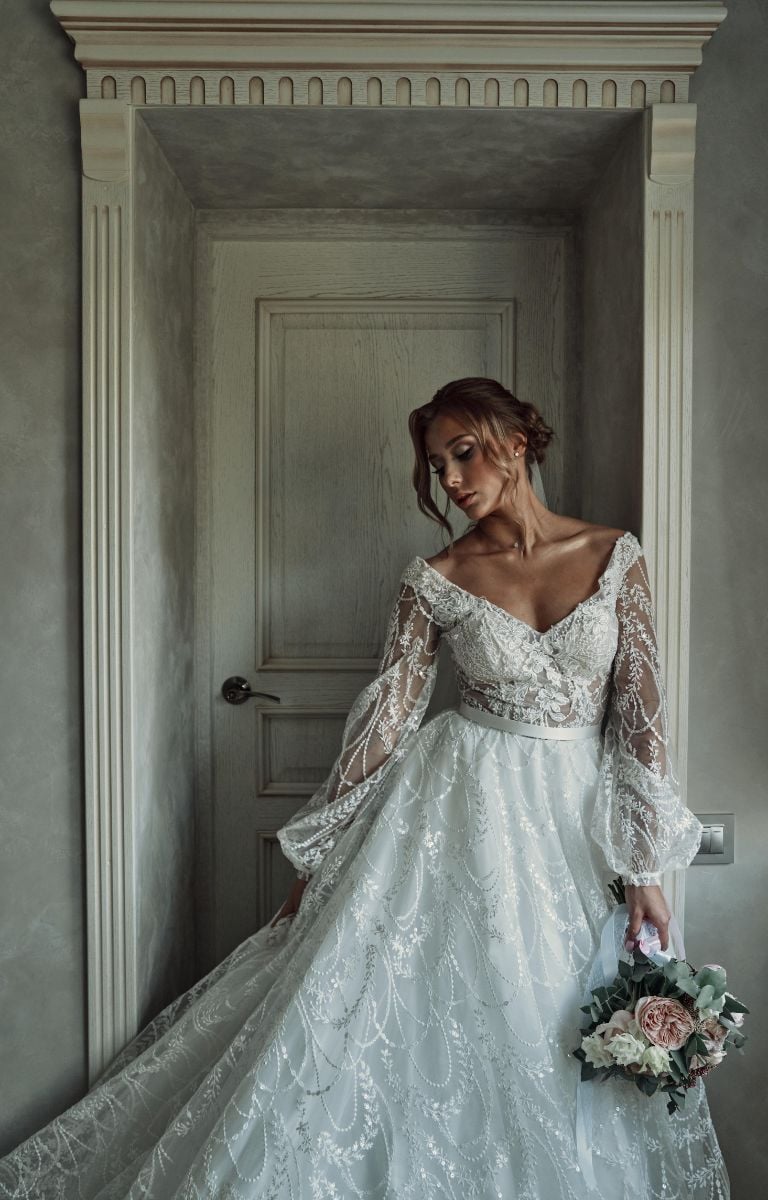 Lace Sleeve Gown wedding dress