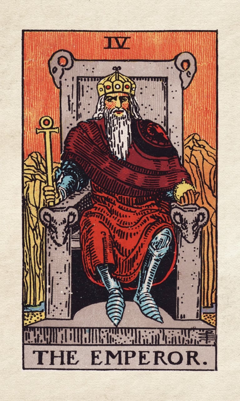 The Emperor: Signifies authority, structure, and leadership.