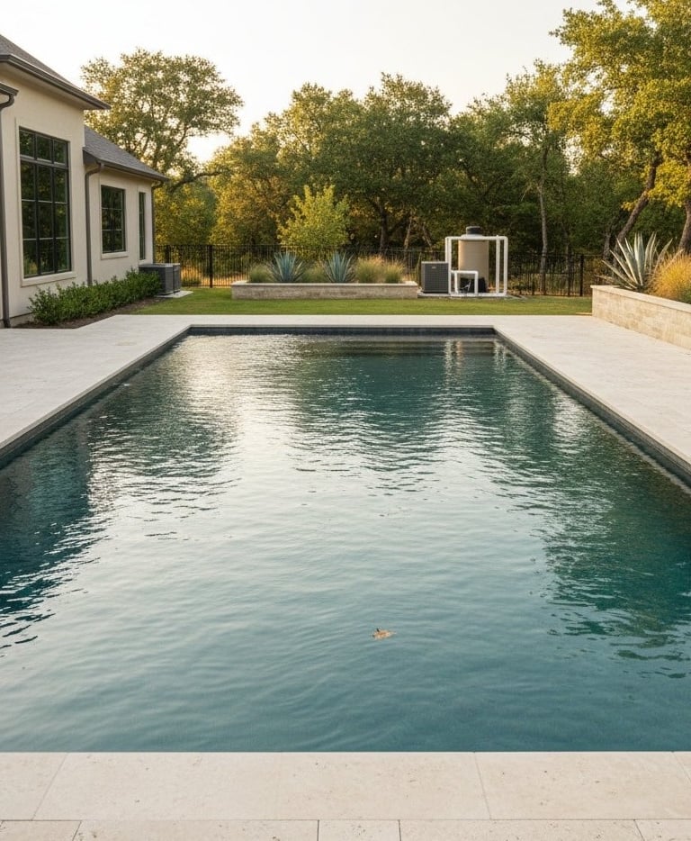 Residential pool inspection in Round Rock TX