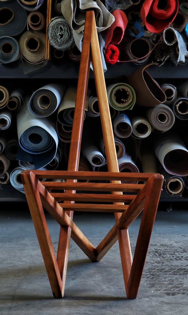 Creative wooden lounge chair