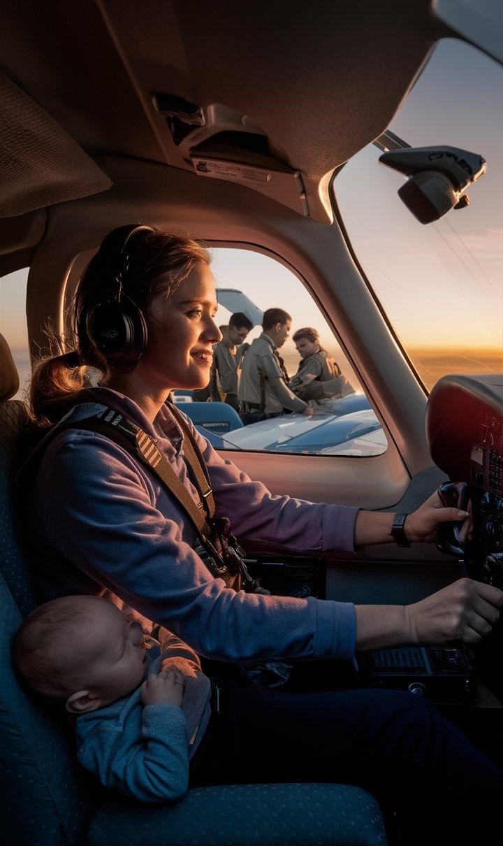 joven piloto alumna