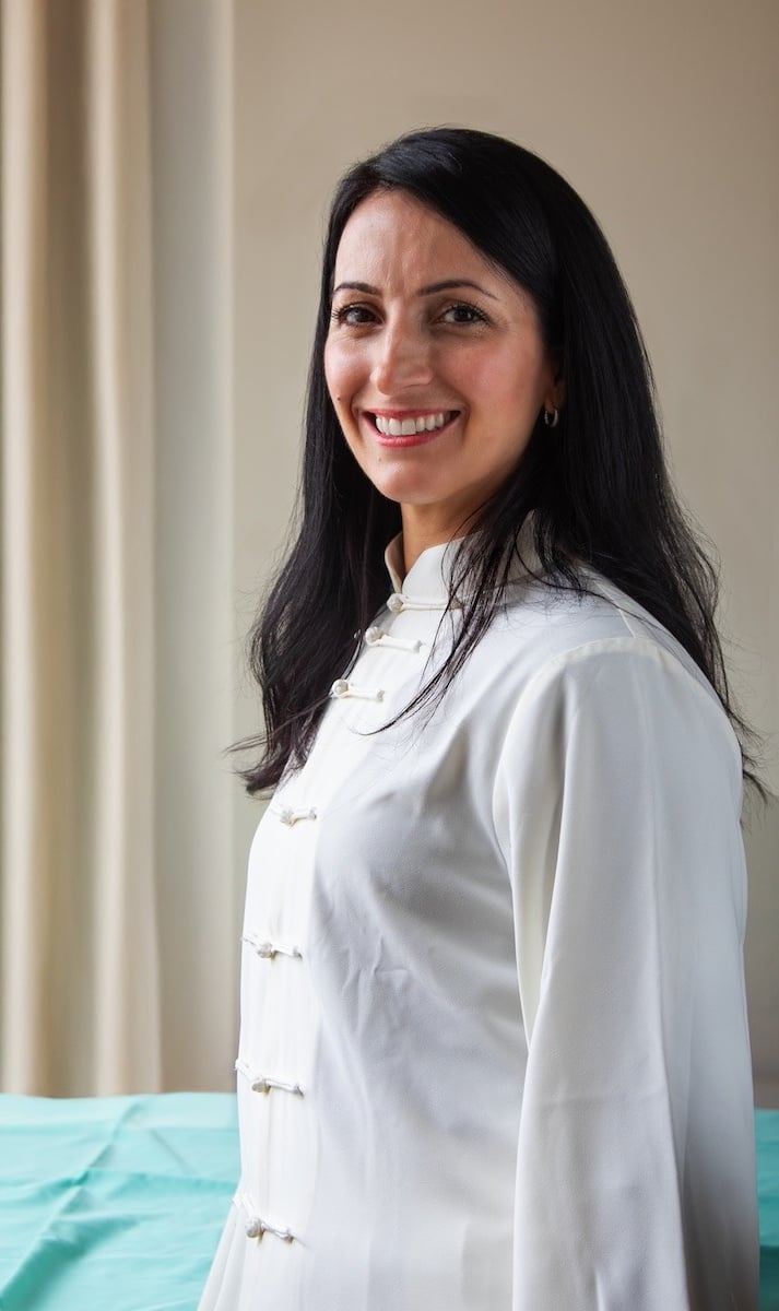 Carolina Reiki Barcelona en su consulta