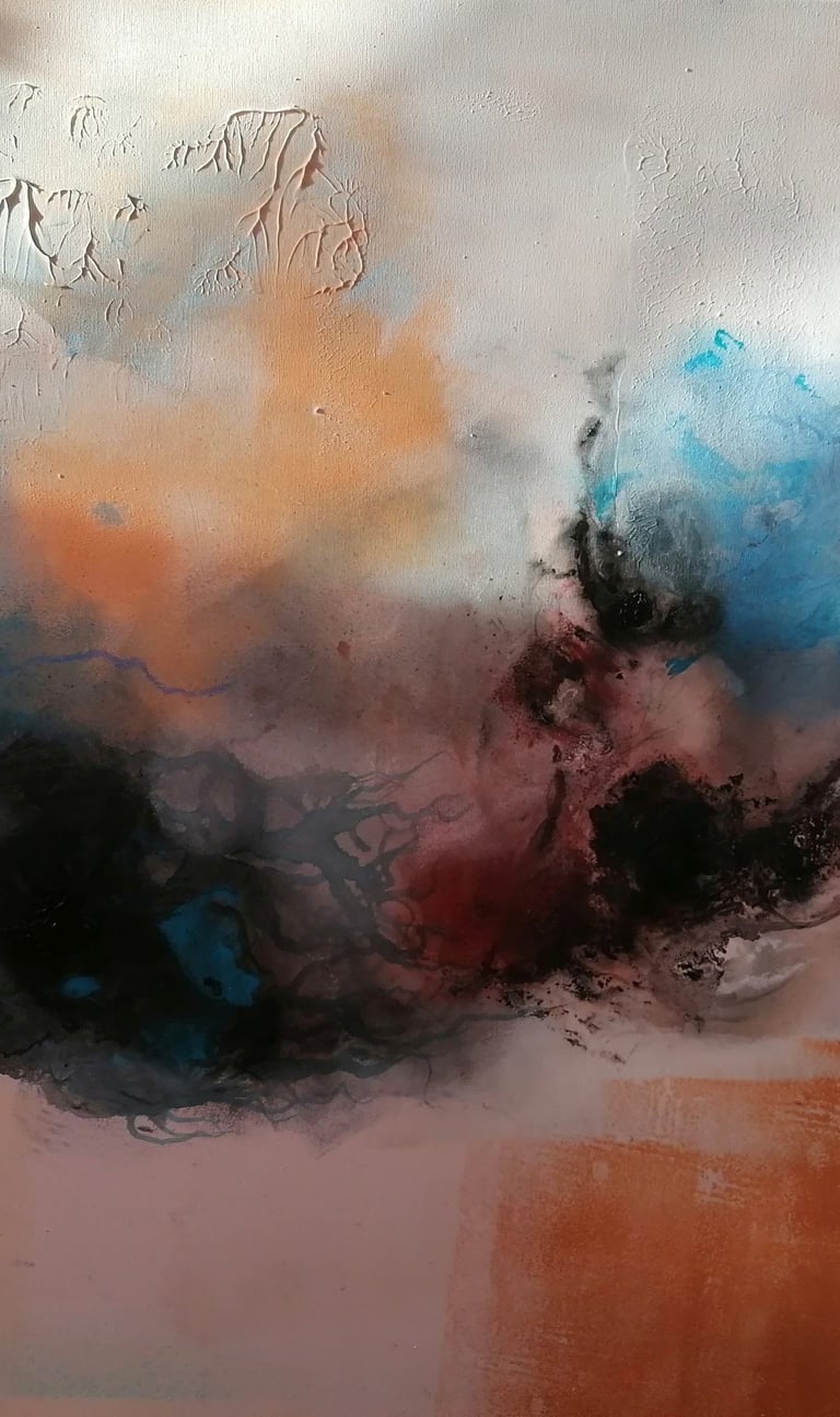 Sunlights/soldout /70x100/mixed media