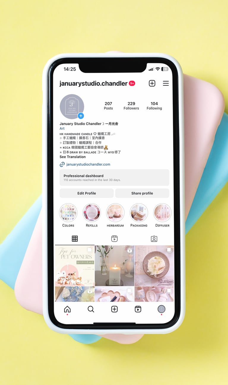 Social media content