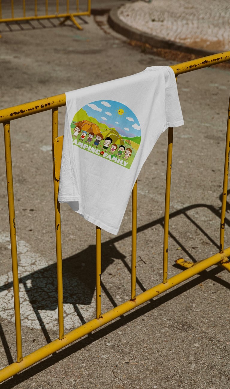 T-shirt design - Camping Family