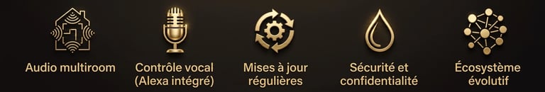 Caractéristiques Application mobile SONOS