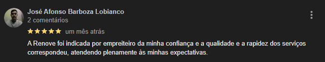 avaliação e recomendação de clientes antigos