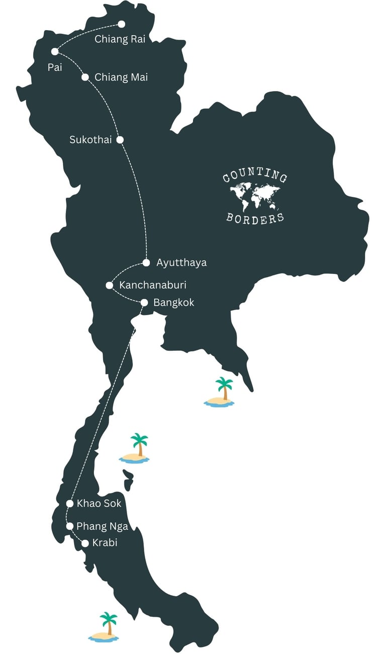 Thailand reisroute