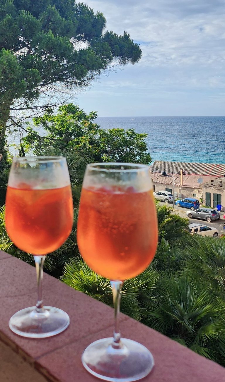 aperitivo terrazza vista mare Le Ghiaie