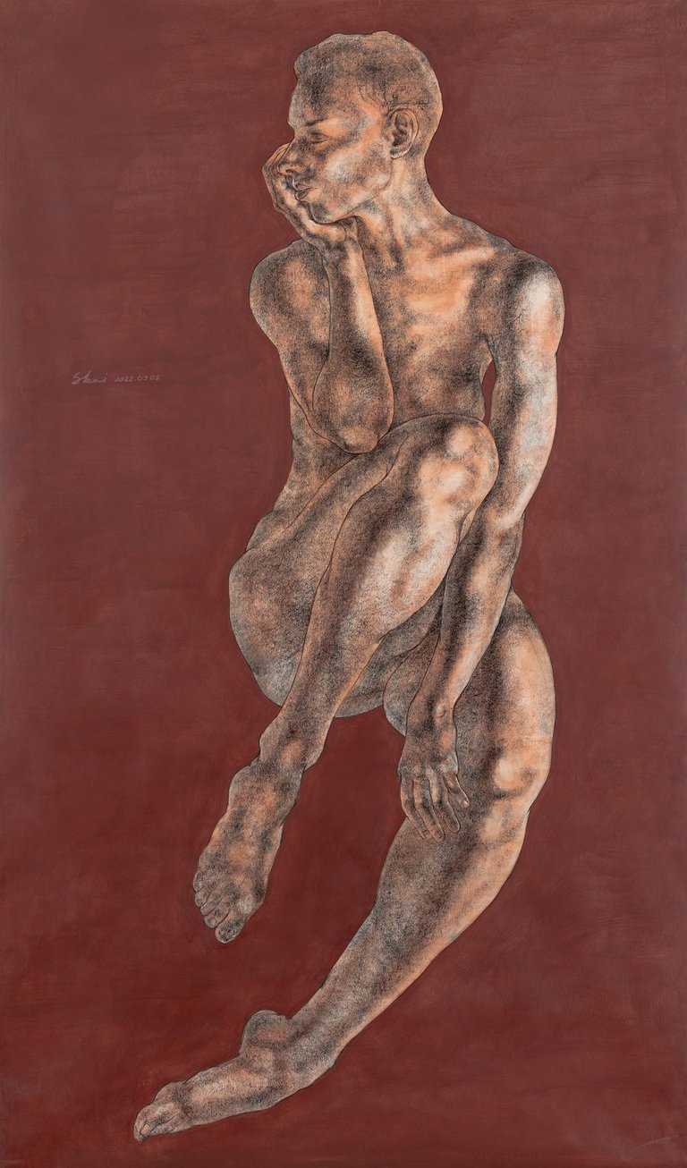 Naujas, lithuanian artist, new, art, Verdingyte, Skaiste, figure