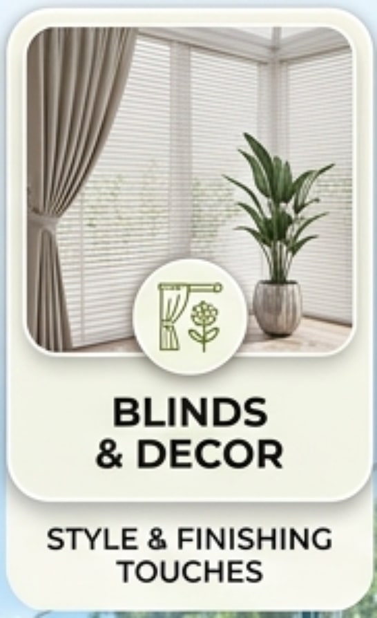 conservatory blinds and decor
