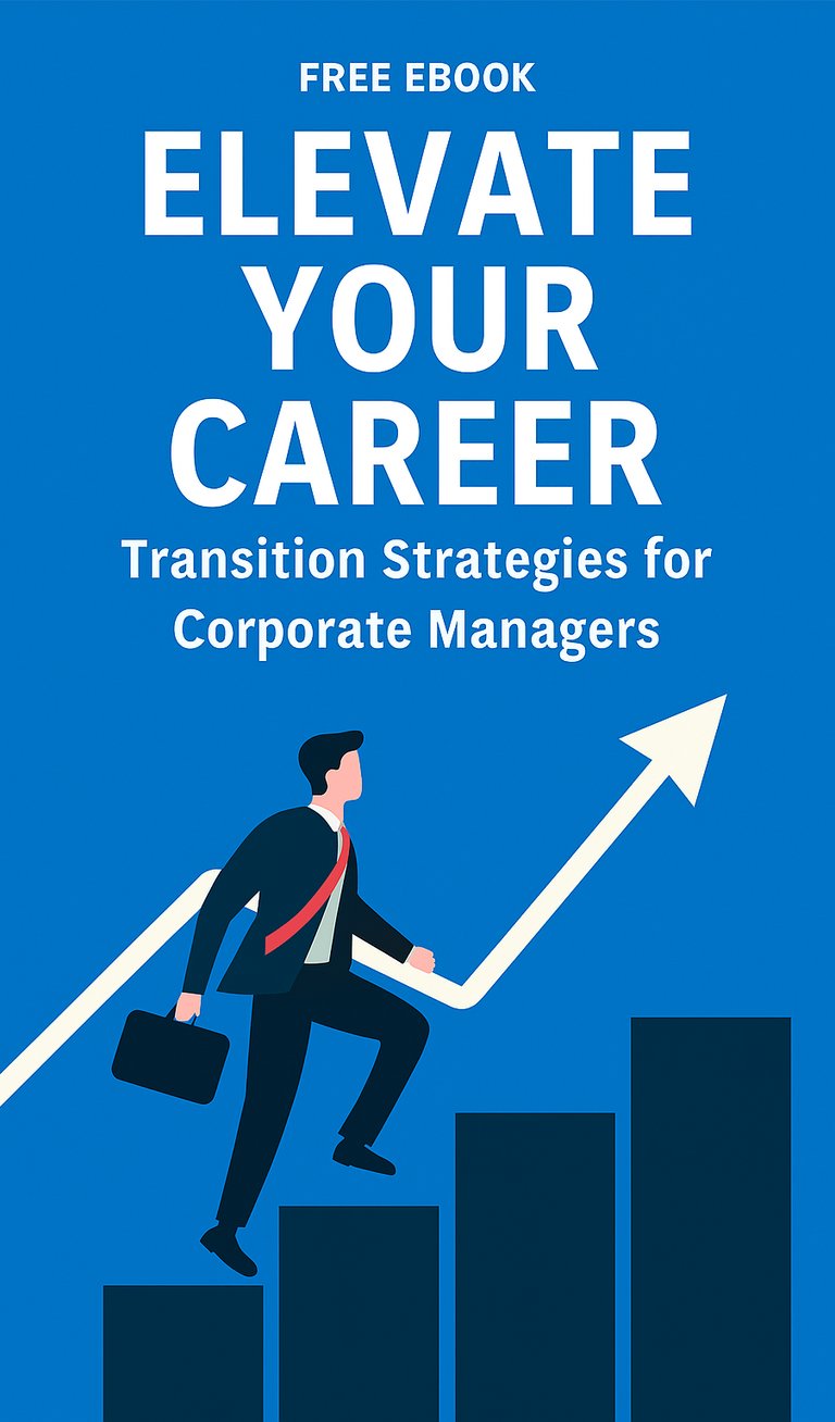 a business man walking up a ladder with a business man in a suit and tie