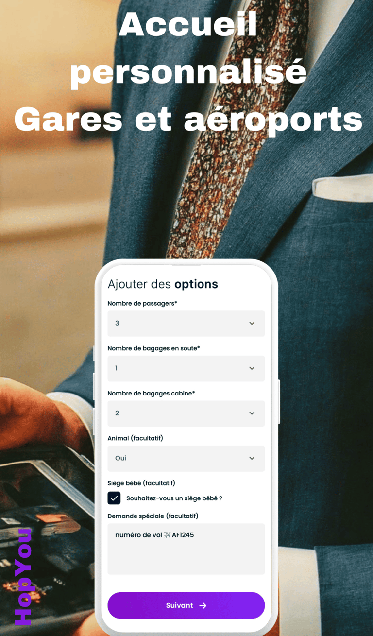 réserver taxi aéroport