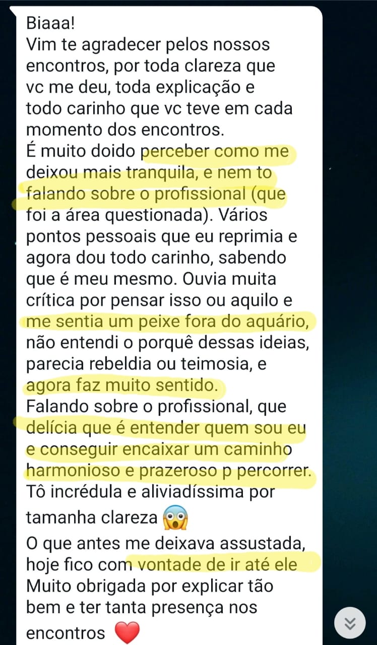 depoimento de cliente após consulta de mapa astral
