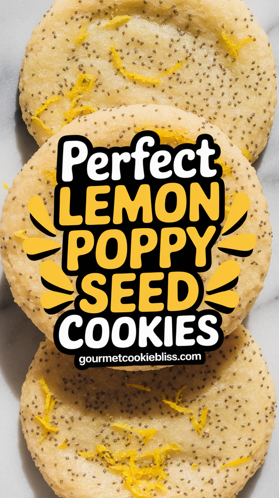 perfect lemon poppyseed cookies