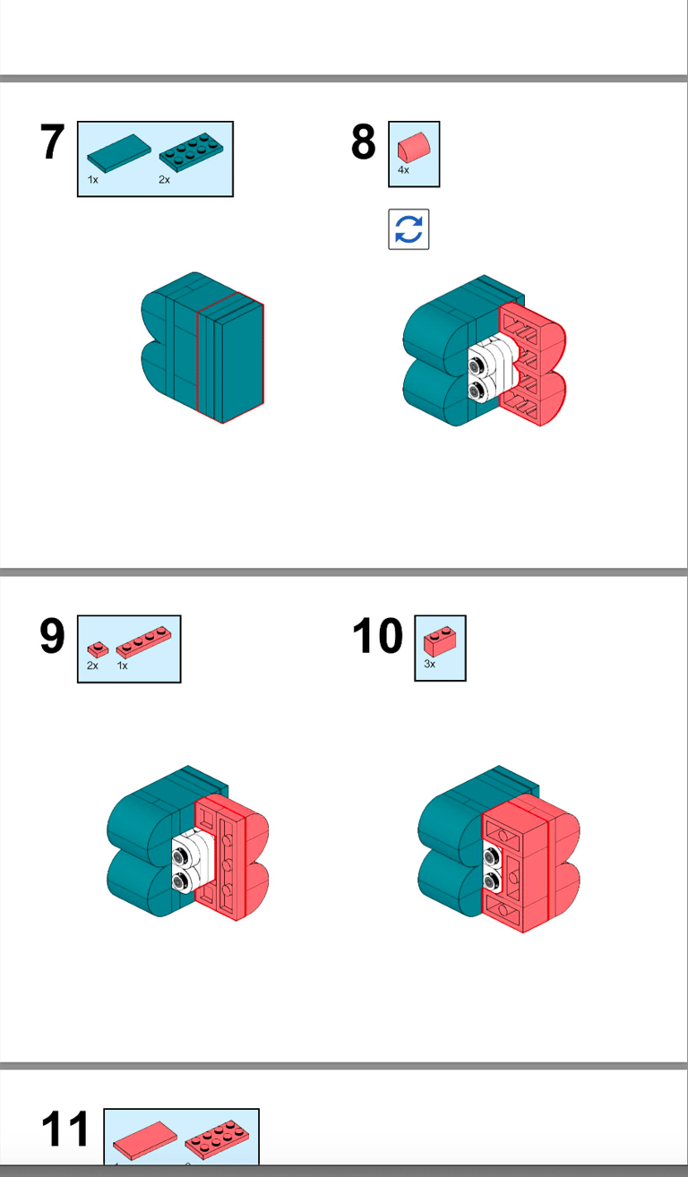 Branfbricks logo model instructions