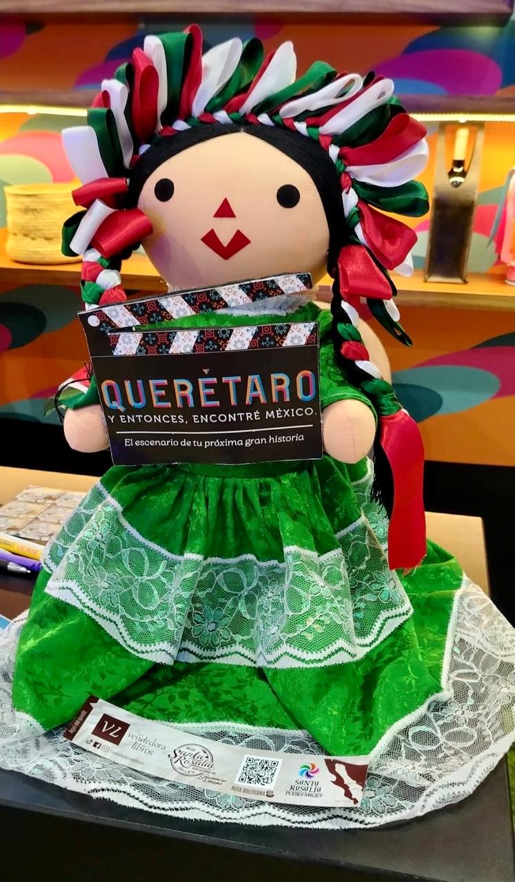 Muñeca lele, que invita en el próximo viaje conocer destinos en México como Querétaro