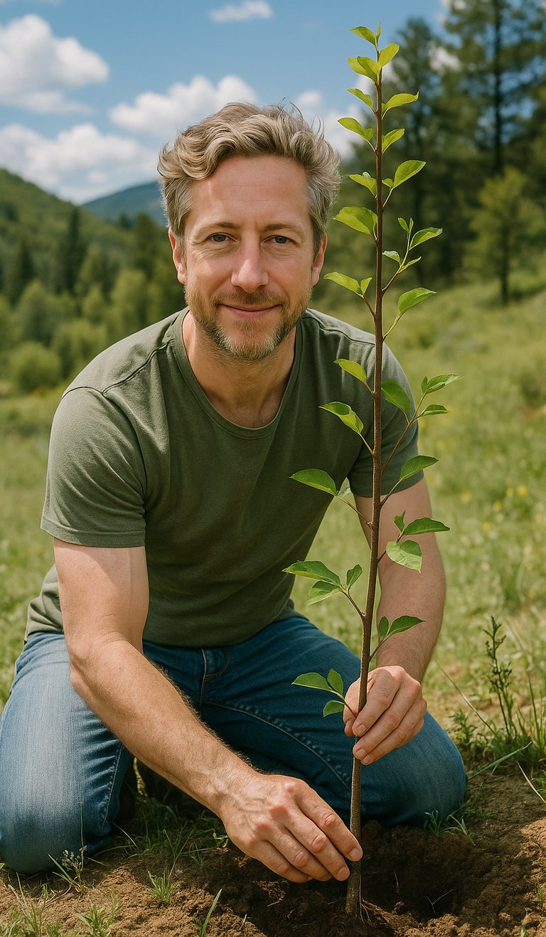 Un arbre planté pour la journée de prière pour la création - Gauthier leleu, journée mondiale