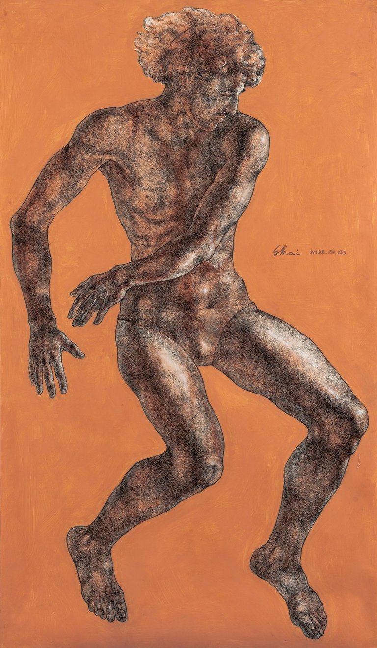Naujas, lithuanian artist, new, art, Verdingyte, Skaiste, figure
