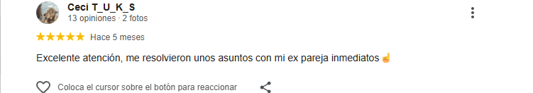 cliente satisfecho con el servicio