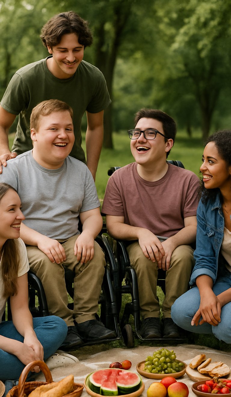 pique-nique, illustration photo, journée mondiale de la myopathie de Duchenne
