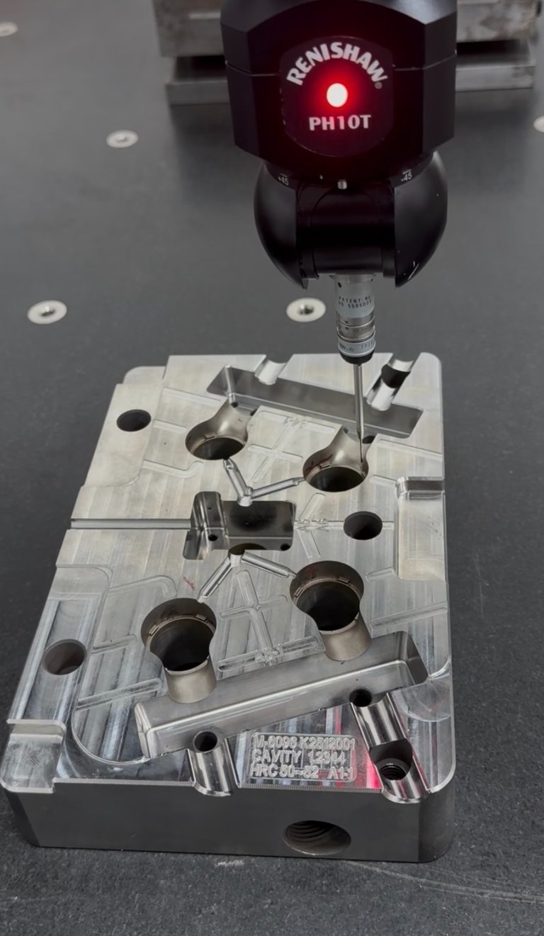 4 Cav, H13, Overmolding Mold Inserts