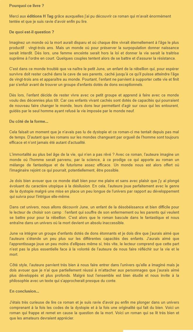 chronique livre les éphémères sont éternels azelma sigaux pampoune