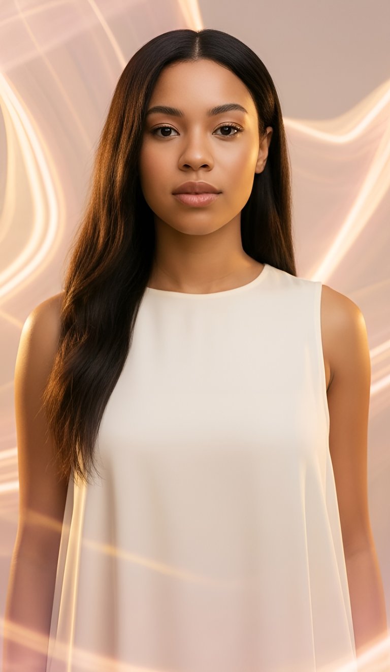 Harmany Soul portrait with digital aesthetics