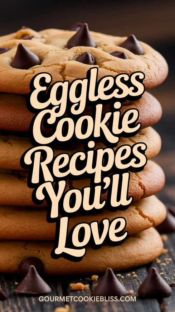 Easy eggless cookie recipes for delicious homemade treats.