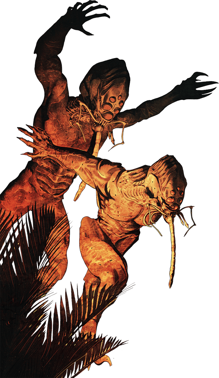 Max von FAFNER concept art for monsters from the comic book Conan