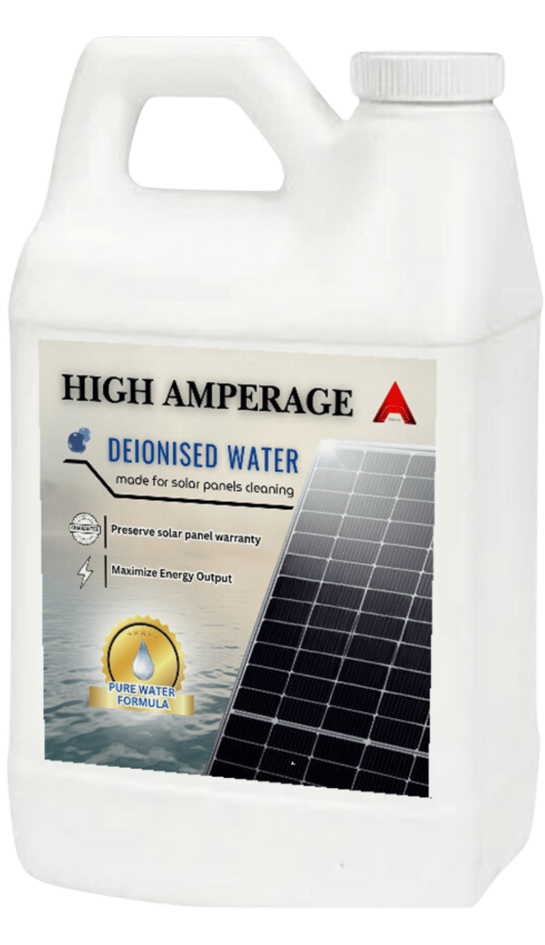 deionised water for solar panel