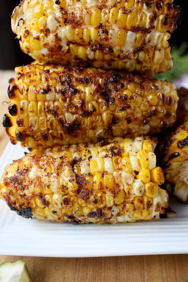 Mexican corn on the cob