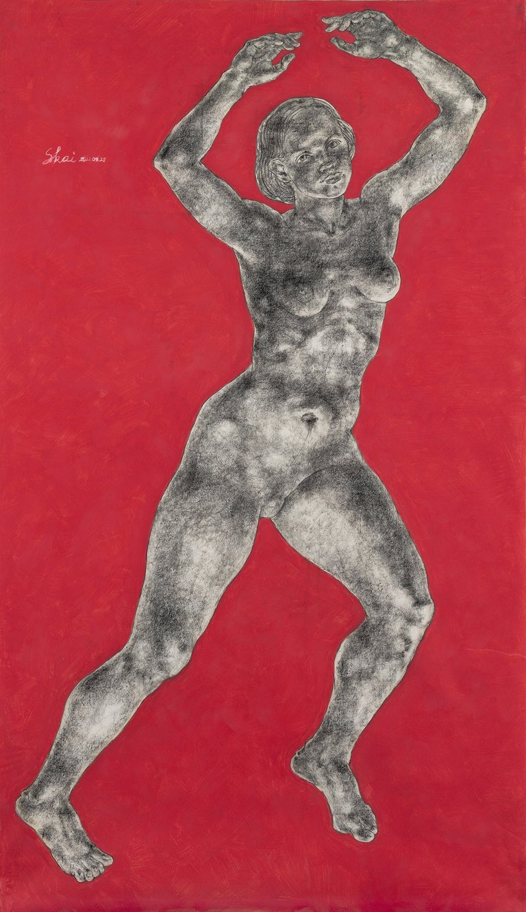 Naujas, lithuanian artist, new, art, Verdingyte, Skaiste, figure
