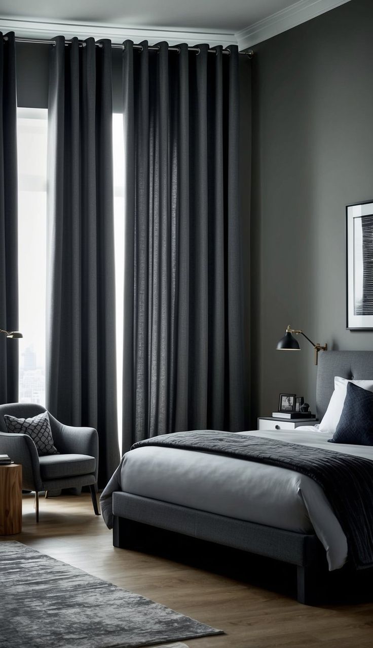 2026 perde modelleri yatak odası perdesi