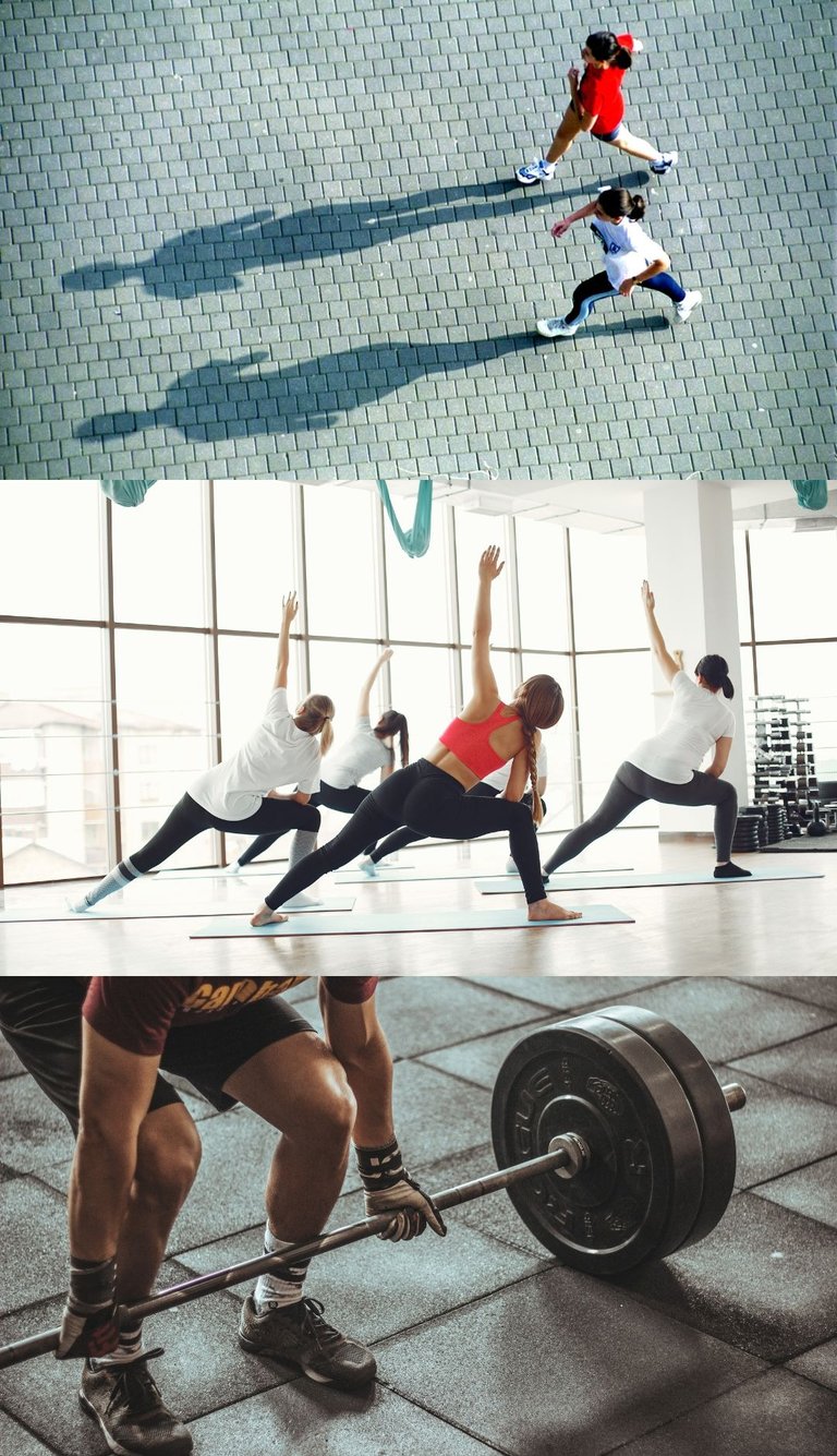 3 imágenes de entrenamiento híbrido