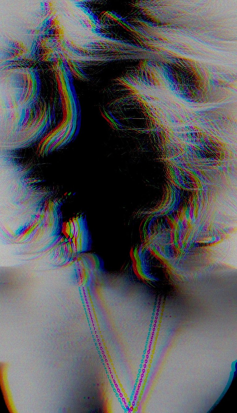 distorted black & white photo of a woman's chest mysterious author abyss no face lvf.lvx