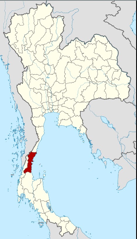 Situation de la province de Chumphon