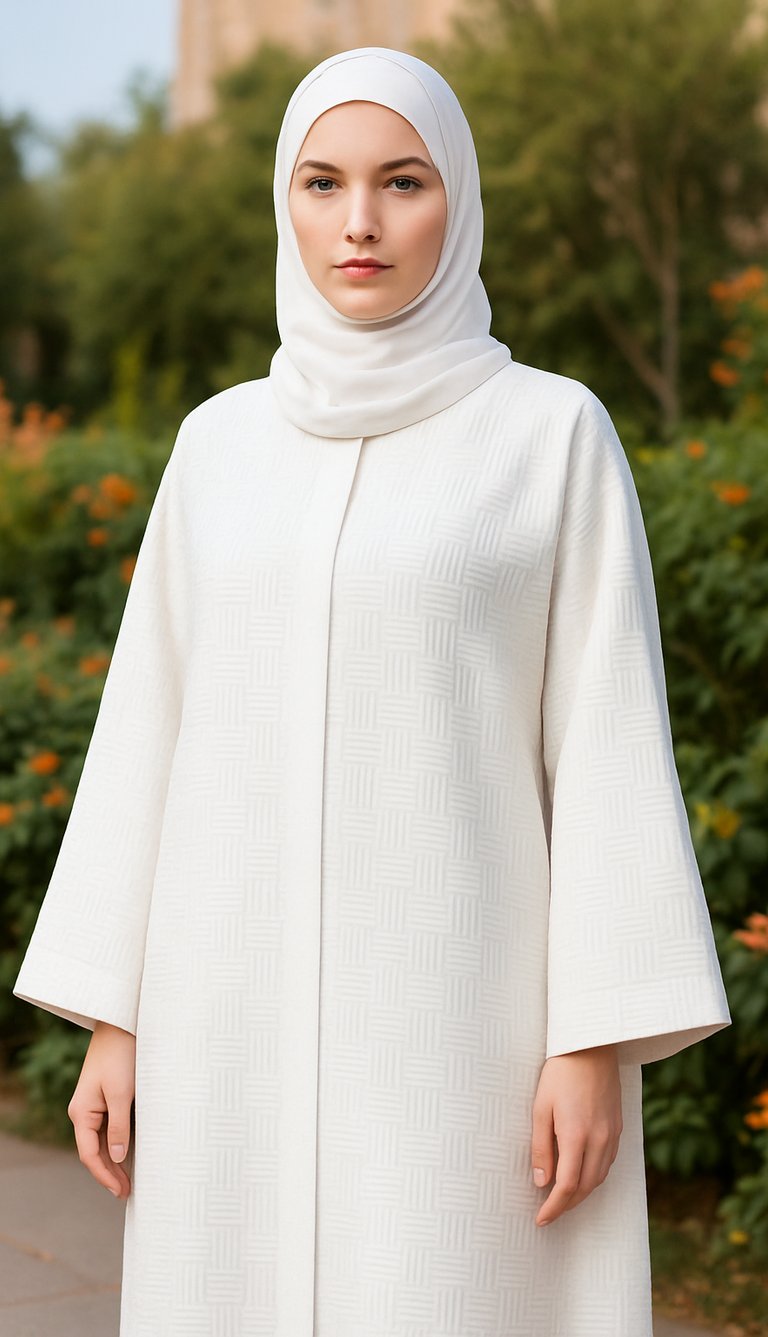 beyaz-saf-ipek-abaya-kisiye-ozel-tasarım