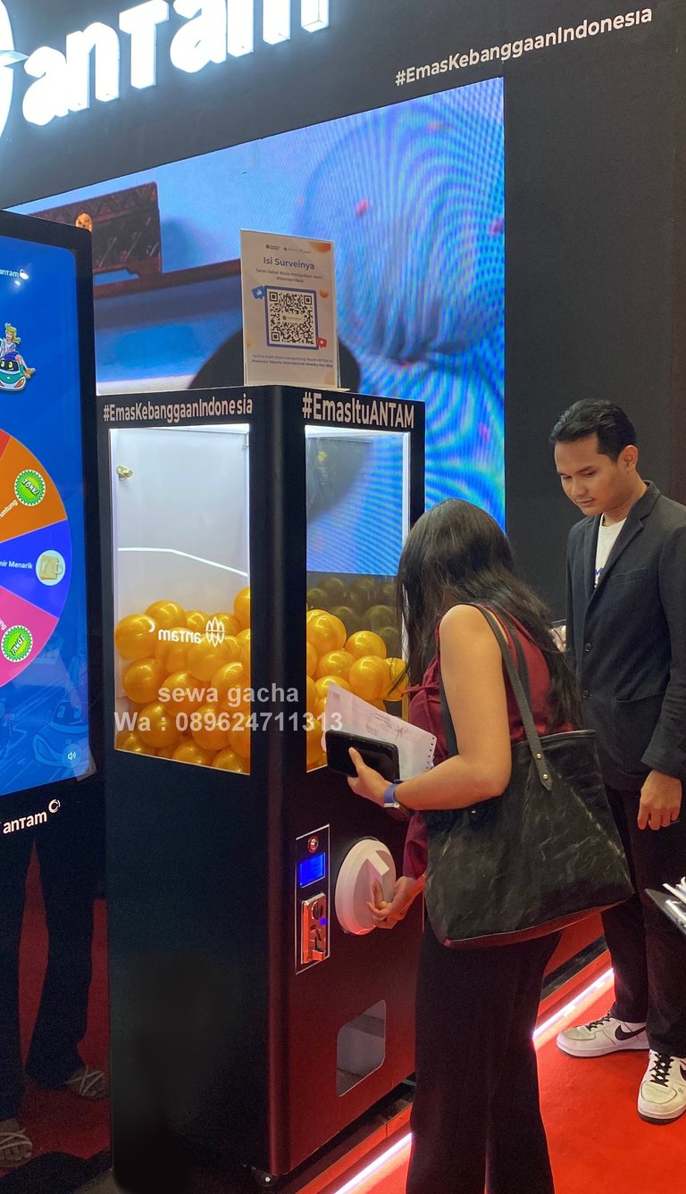 mesin gaha gachapon event jakarta