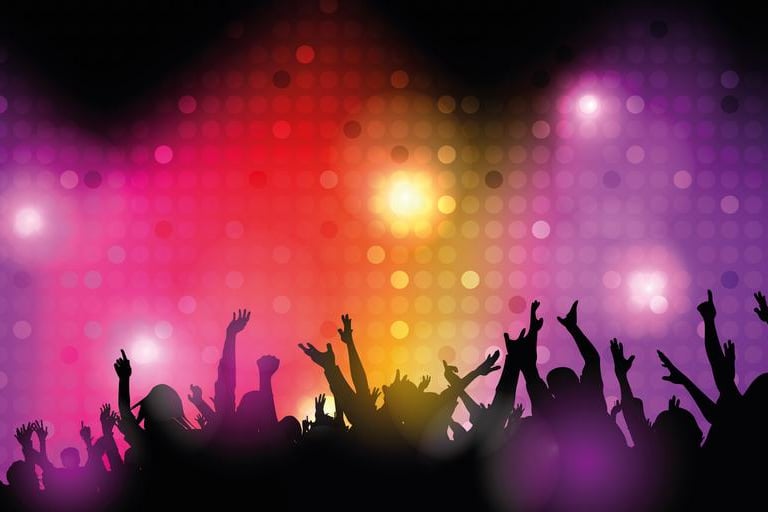 People dancing in a Valencia nightclub