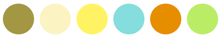 Natural colour pallete