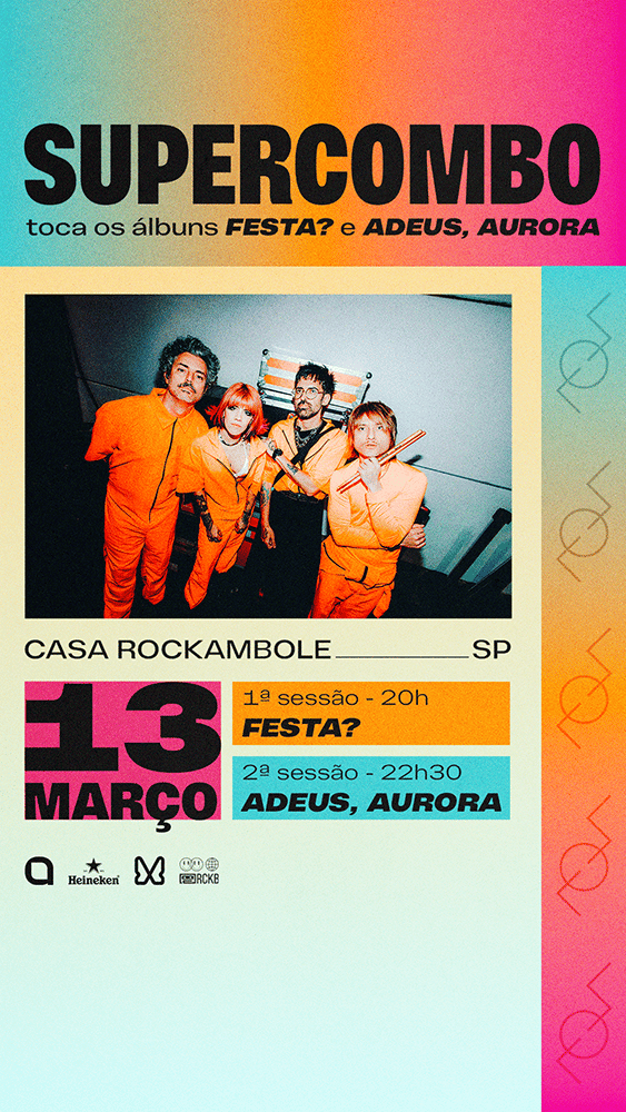 Supercombo faz maratona de álbuns clássicos na Casa Rockambole nesta sexta (13)