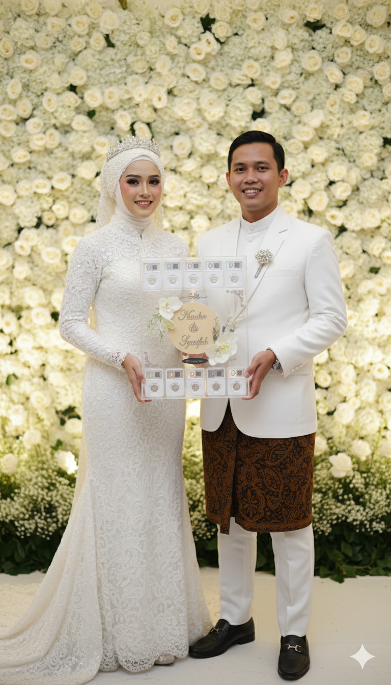 mahar pernikahan perak